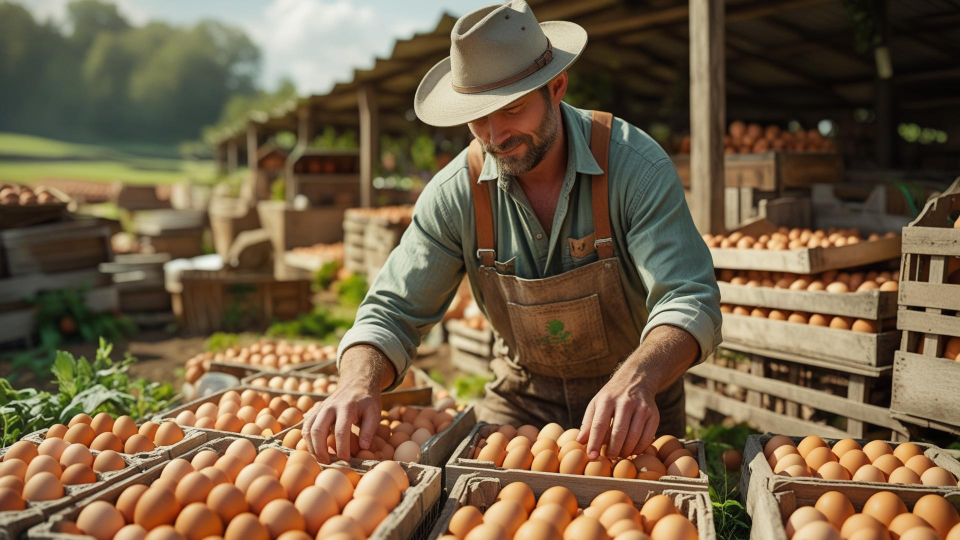 Farm-fresh eggs